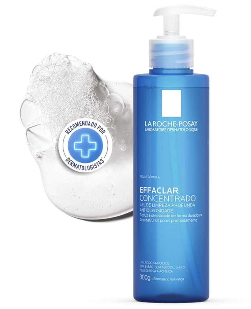 imagem do gel effaclar la roche posay para pele oleosa